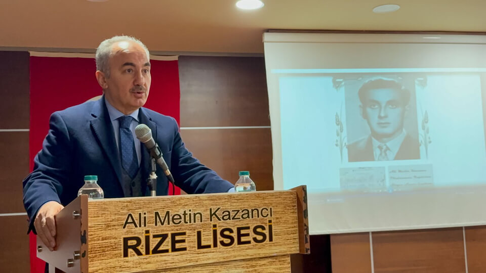 Rize, Merhum Ali Metin Kazancı'yı Andı