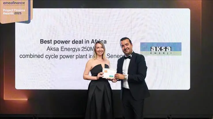 Aksa Enerji’ye EMEA Finance’ten İki Prestijli Ödül